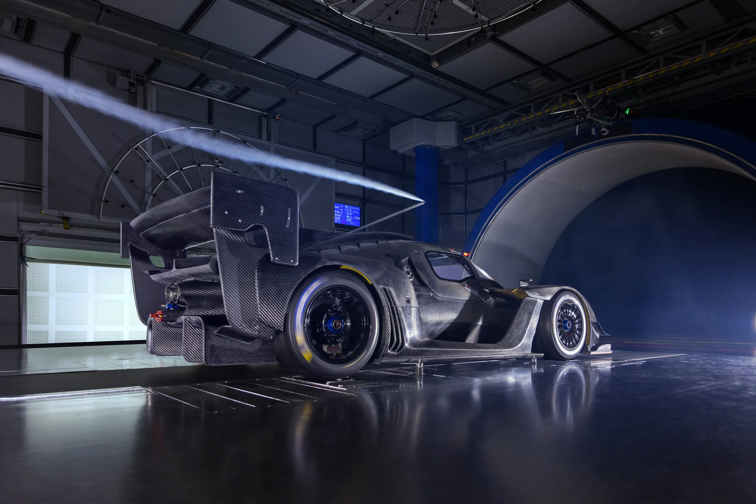 Kalana wind tunnel testing detail at Pininfarina
