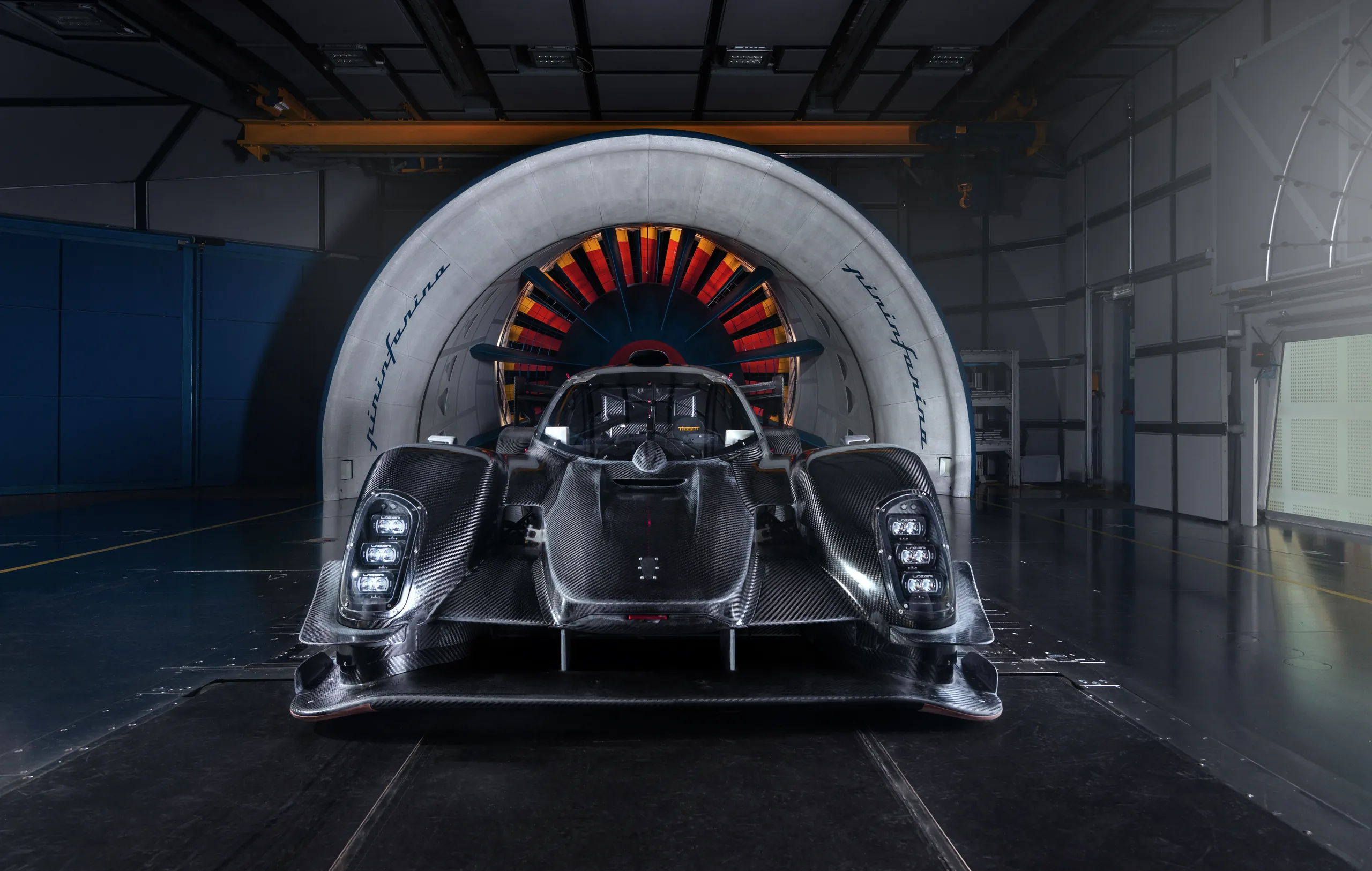 Kalana in Pininfarina wind tunnel, Torino