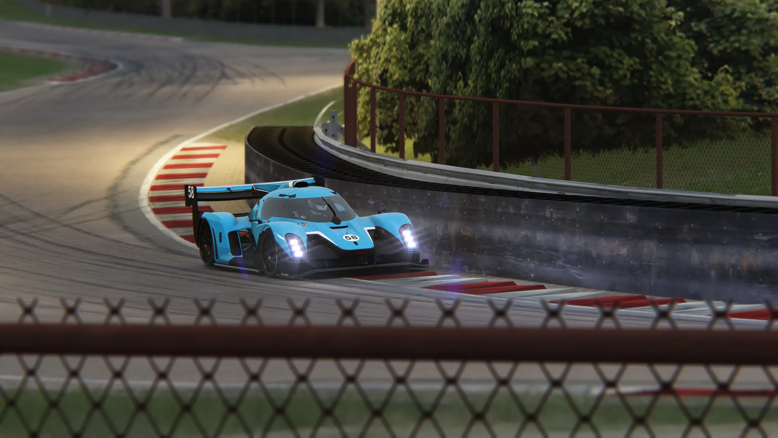 Kalana at Bikernieki race track in Assetto Corsa