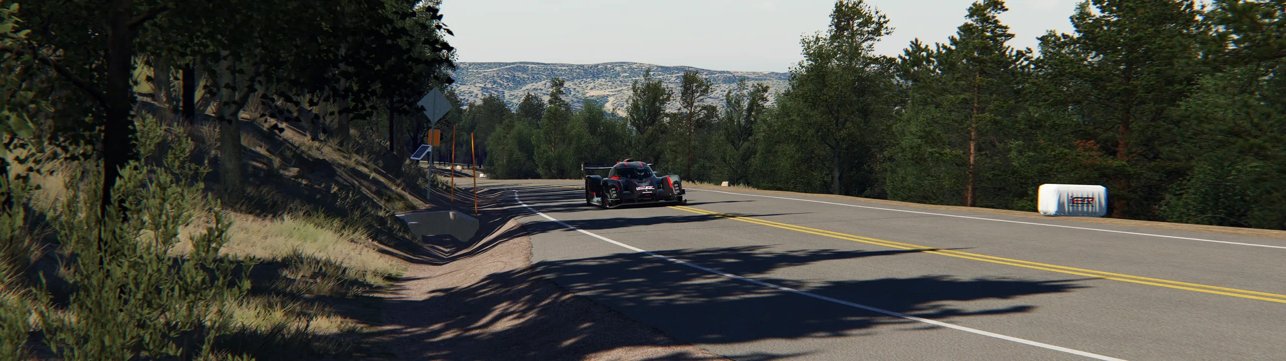 Kalana on Pikes Peak Highway, dramatic front view