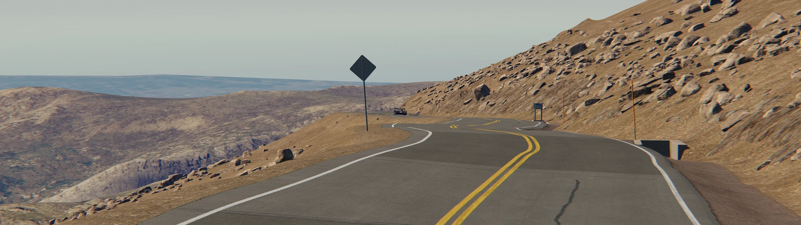 Kalana climbing Pikes Peak in Assetto Corsa