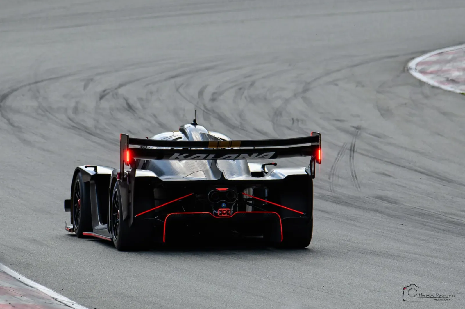 Kalana at Bikernieki circuit during lap record run, 2024